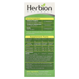 Herbion Naturals, Сироп от кашля без сахара со стевией, без спирта, 150 мл (5 жидк. унц.)