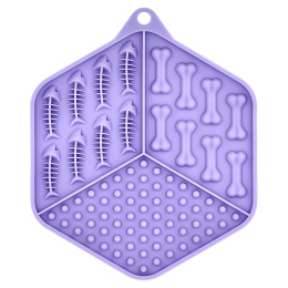 Spunky Pup, The Lick Pad, для собак и кошек, шестиугольный, 1 шт.