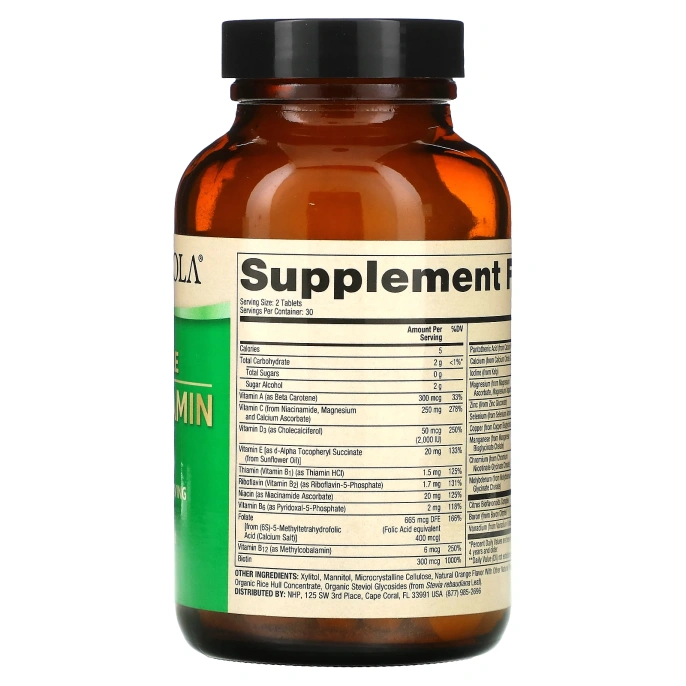 Dr. Mercola, Детские жевательные мультивитамины со вкусом фруктов, 60 таблеток