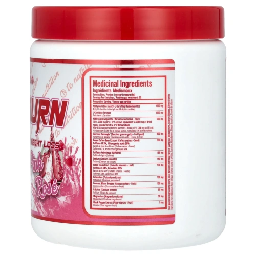TC Nutrition, Hydraburn, розовая роза, 270 г (9,52 унции)