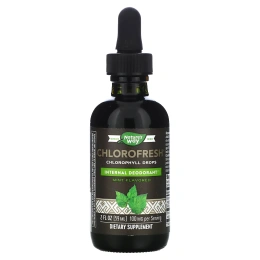 Nature's Way CНLOROFRESH капли с хлорофиллом, с мятным вкусом, 2 ж. унц. (59 мл)