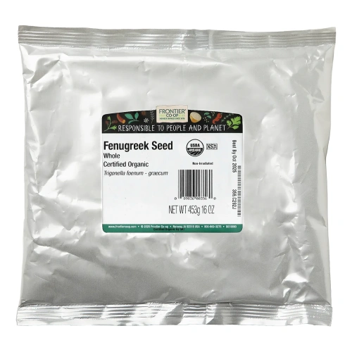 Frontier Natural Products, Натуральные цельные семена пажитника, 16 унций (453 г)