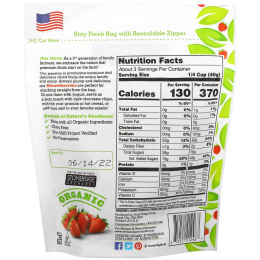 Stoneridge Orchards, Органическая цельная сушеная клубника, 113 г (4 унции)