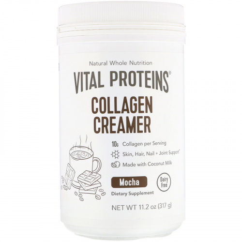 Vital Proteins, Коллагеновый забеливатель, кофе мокко, 11,2 унции (317 г)