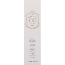 Etude, Корректирующий и ухаживающий CC крем с SPF 30/PA++, Шелковистый, 1,23 унц. (35 г)