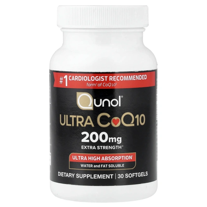 Qunol, Ultra CoQ10, 200 мг, 30 капсул