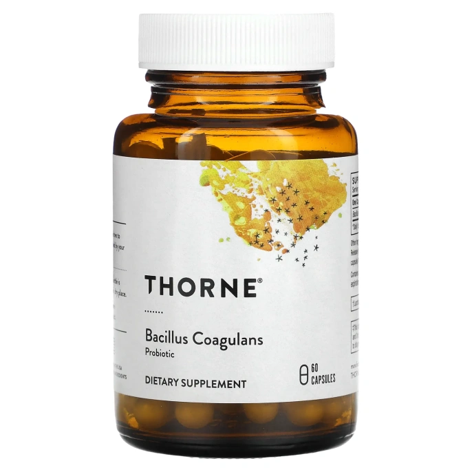 THORNE Пробиотик Bacillus Coagulans, 60 вегетарианских капсул
