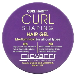 Giovanni, Curl Habit, гель для формирования локонов, средней фиксации для всех типов локонов, 310 мл (10,5 жидк. унц.)