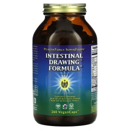 HealthForce Superfoods, Intestinal Drawing Formula (формула для кишечника) в капсулах, 260 вегетарианских капсул