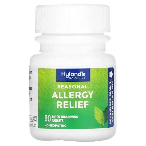 Hyland's Naturals, Seasonal Allergy Relief, 60 быстрорастворимых таблеток