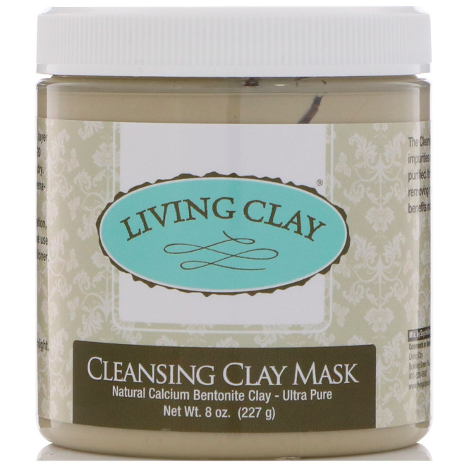Living Clay, Cleansing Clay Mask, 8 oz (227 g)