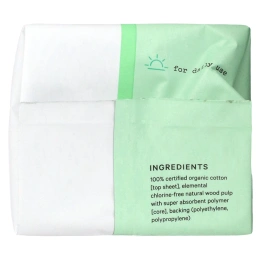 The Honey Pot Company, Органические прокладки на каждый день без трав, 30 шт.