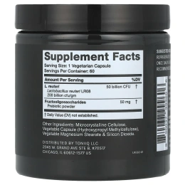 Toniiq, Лактобактерии реутери, 50 млрд КОЕ, 60 капсул