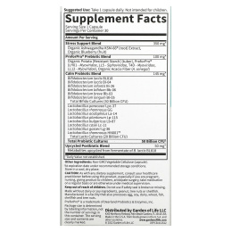 Garden of Life, Probiotics Calm, 50 млрд, 30 вегетарианских капсул