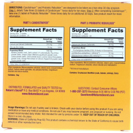 Nature's Secret, Candistroy, набор из 2 частей, 2 бутылочки по 60 таблеток