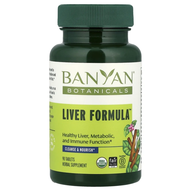 Banyan Botanicals, Liver Formula ™, 90 таблеток