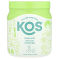 KOS, органический инулин в порошке, 336 г (11,85 унции)