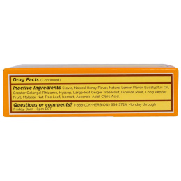 Herbion, Леденцы от кашля, без сахара, с медово-лимонным вкусом, 18 леденцов