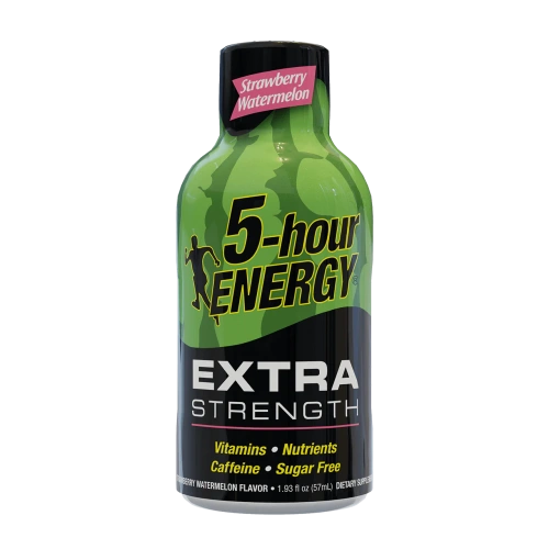 5 Hour Energy, Особо крепкий. Клубничный Арбуз 12 бутылок