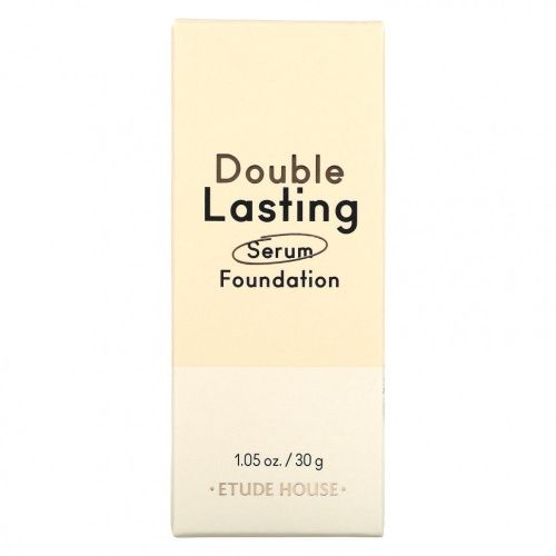 Etude, Double Lasting Serum Foundation, SPF 25 PA ++, Rosy Pure P02, 1,05 унции (30 г)