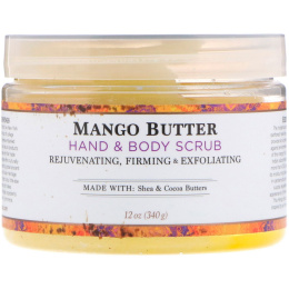 Nubian Heritage, Скраб для рук и тела, Масло манго, 12 унций (340 г)