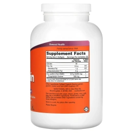 Lecithin NOW Лецитин 1200 мг, 400 желатиновых капсул