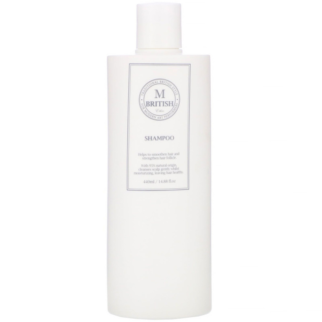 British M, Ethic, Shampoo, 14.88 fl oz (440 ml)