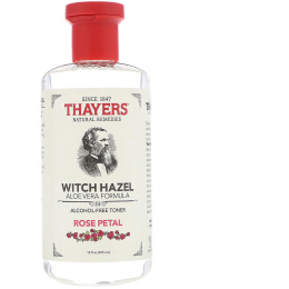 Thayers Rose Petal Тоник с Гамамелисом и Алоэ вера без спирта, 12 жидких унций (355 мл)
