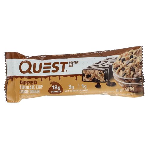 Quest Nutrition, Протеиновый батончик Quest Печенье с шоколадной крошкой 12 батончиков