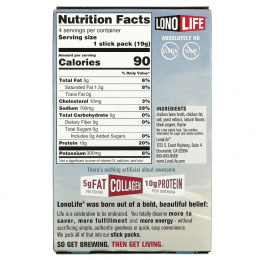 Lonolife, Keto Broth, куриный бульон, 4 пакетика по 19 г (0,67 унции)
