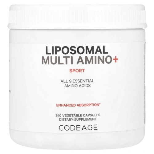 Codeage, Liposomal Multi Amino +, Sport, 240 растительных капсул