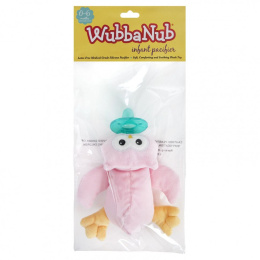 WubbaNub, Соска для младенцев, для детей 0–6 месяцев, Pink Owl, 1 соска