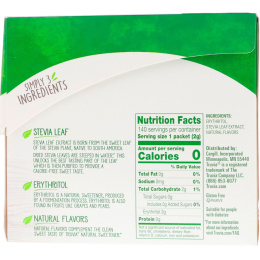 Truvia, Naturally Sweet Calorie Free Sweetener, 140 Packets, 9.87 oz (280 g)