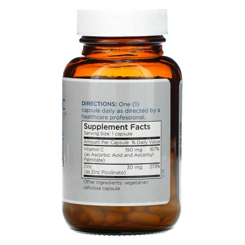 Metabolic Maintenance, Пиколинат цинка, 30 мг, 100 капсул
