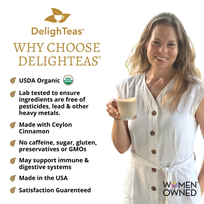 DelighTeas, Аюрведическая смесь чая масала, без кофеина, 113 г (4 унции)