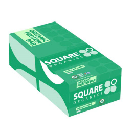 Square Organics, Organic Protein Bar, Chocolate Coated Mint , 12 Bars, 1.7 oz (48 g) Each