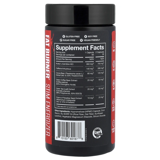 JNX Sports, The Omen!®, сжигатель жира, 60 растительных капсул