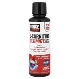 Force Factor, L-Carnitine Ultimate Liquid, L-карнитин, капсула, 473 мл (16 жидк. унций)