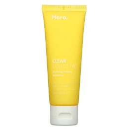 Hero Cosmetics, Clear Collective, очищающий увлажняющий крем с пребиотиками, 70 мл (2,36 жидк. унции)
