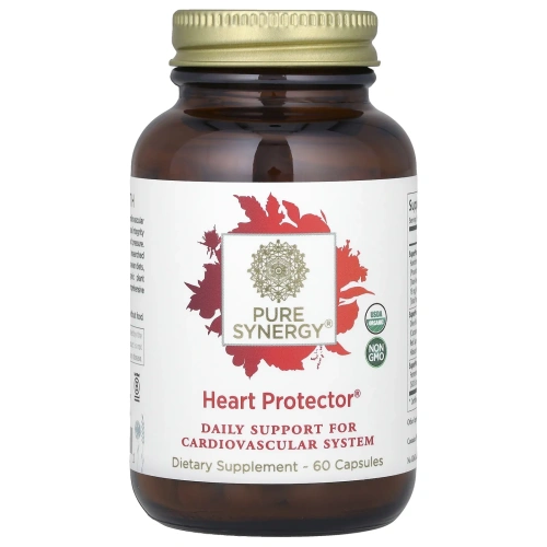 Pure Synergy, Органическое средство для защиты сердца, 60 растительных капсул