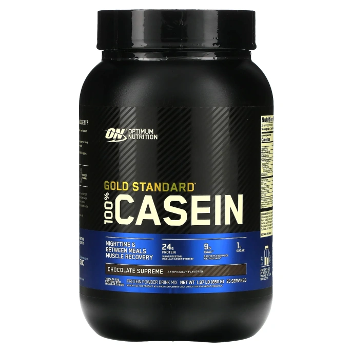 Optimum Nutrition 100% Казеин Gold Standard с шоколадным вкусом, 909 г