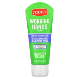 O'Keeffe's, Working Hands, Night Treatment, Hand Cream, 3.0 oz (85 g)