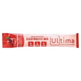 Ultima Replenisher, порошок электролитов со вкусом вишни и граната, 20 пакетиков, 0,12 унции (3,4 г)