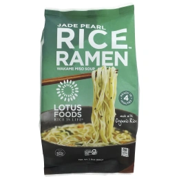 Lotus Foods, рамен Jade Pearl Rice™, суп мисо вакаме, 80 г (2,8 унции)