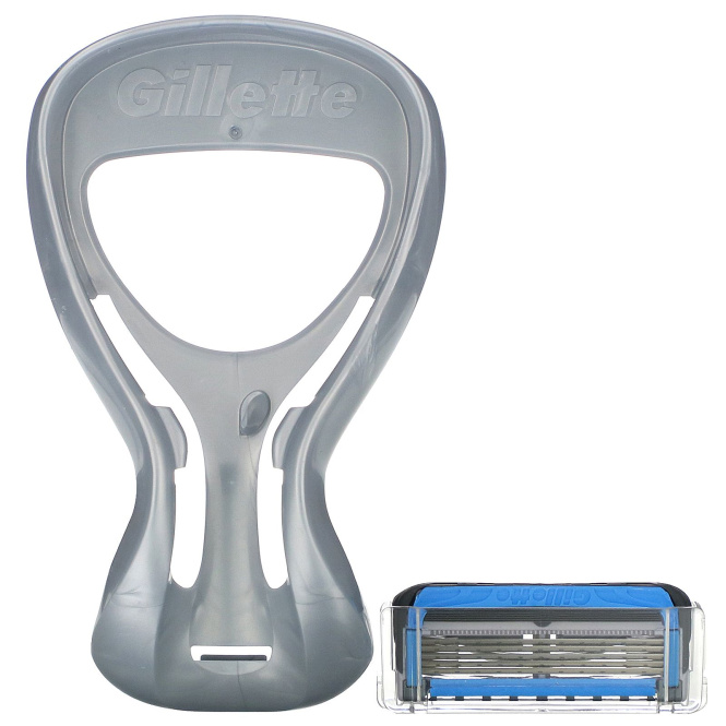 Gillette, Бритва Fusion5 Proshield, Chill, 1 бритва + 2 кассеты