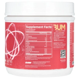 Raw Nutrition, Bum, Essential Charged, перед тренировкой, цитрусовый и грейпфрут, 406,25 г (14,33 унции)