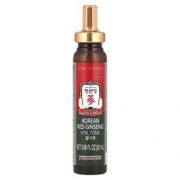 JungKwanJang, Жизненно важный тоник с корейским красным женьшенем, 10 флаконов по 20 мл (0,68 жидк. унц.)