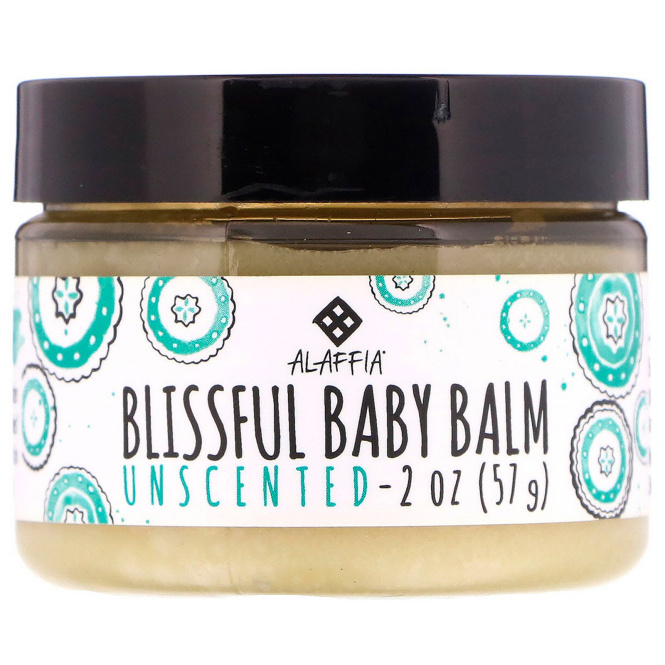Alaffia, Blissful Baby Balm, Dry to Extra Dry Skin, Unscented, 2 oz (57 g)