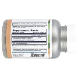 LifeTime Vitamins, Экстракт гинкго билоба, 240 мг, 60 капсул (120 мг на капсулу)