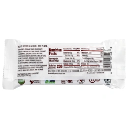 Justin's Nut Butter, сладости с органическим темным шоколадом и пастой из кешью, 2 шт., 40 г (1,4 унции)